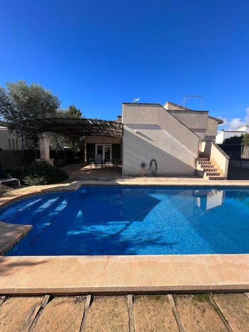 Chalet Con Piscina Sa Rapita Villa Eksteriør bilde